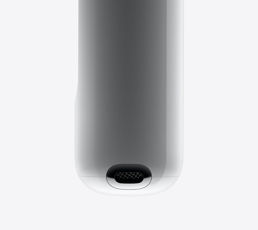 耳機柄麥克風(fēng)的外部特寫。