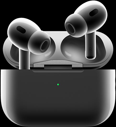 AirPods Pro 從打開(kāi)的 MagSafe 充電盒中浮出