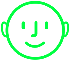 面部圖標(biāo)上下點(diǎn)頭表達(dá)同意，左右搖頭表達(dá)拒絕。