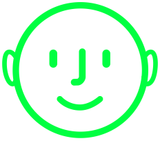 面部圖標(biāo)上下點(diǎn)頭表達(dá)同意，左右搖頭表達(dá)拒絕。