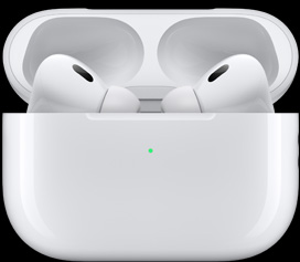 AirPods Pro 2 裝在充電盒內(nèi)