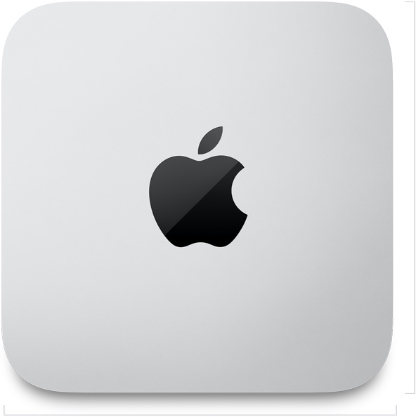 Mac Studio 俯視圖
